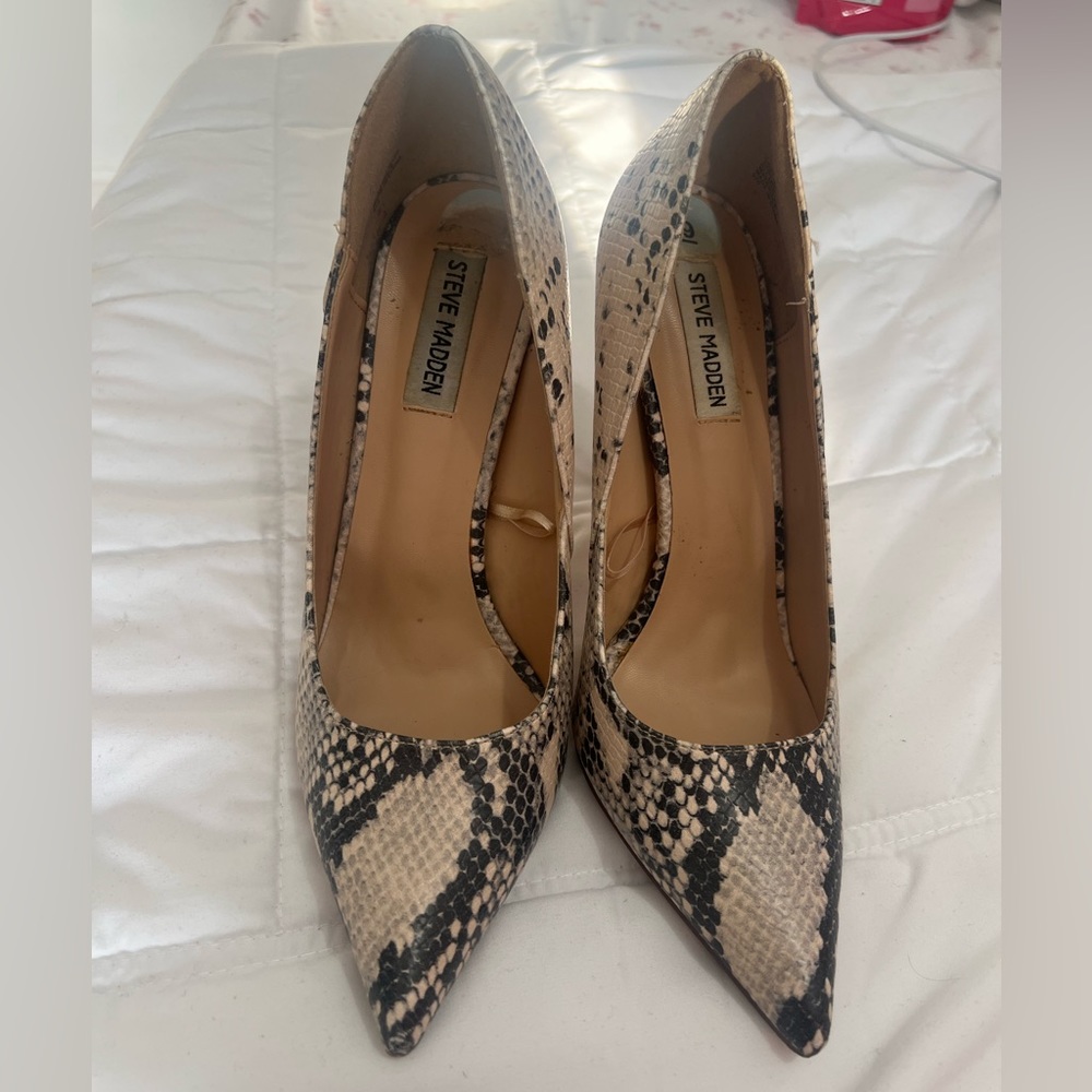 Snake print  heels